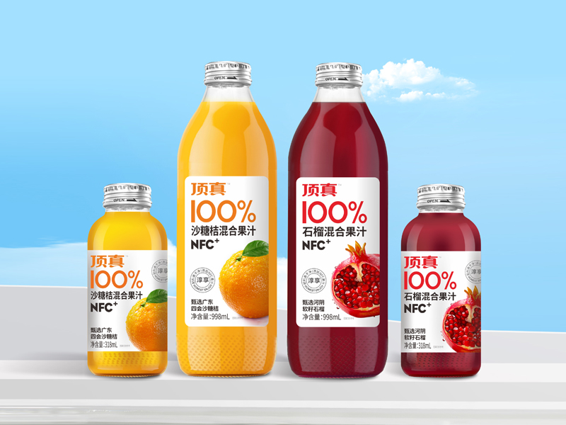 頂真推出100%混合果汁，千億級飲品市場再添生力軍